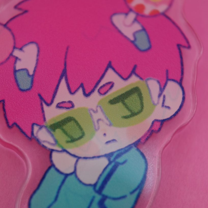 The Disastrous Life of Saiki K charm keychain