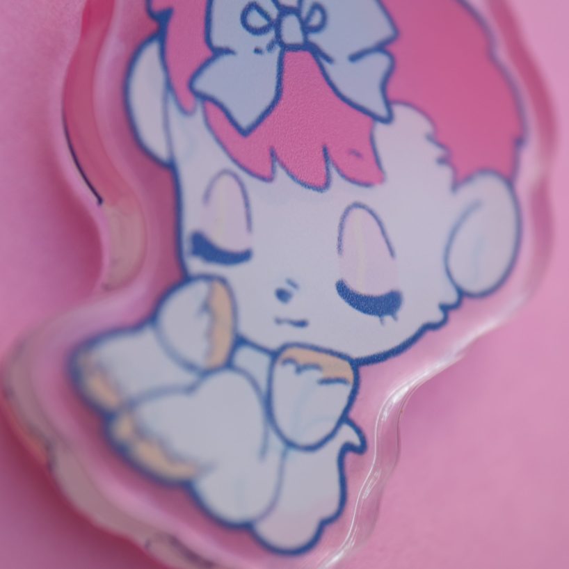 unico anime charm keychain fanart