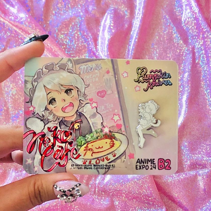 Catboy Maid cafe enamel Pin